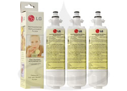 ADQ36006101 LT700P LG, Cuno x3 Filtre à eau Réfrigérateur